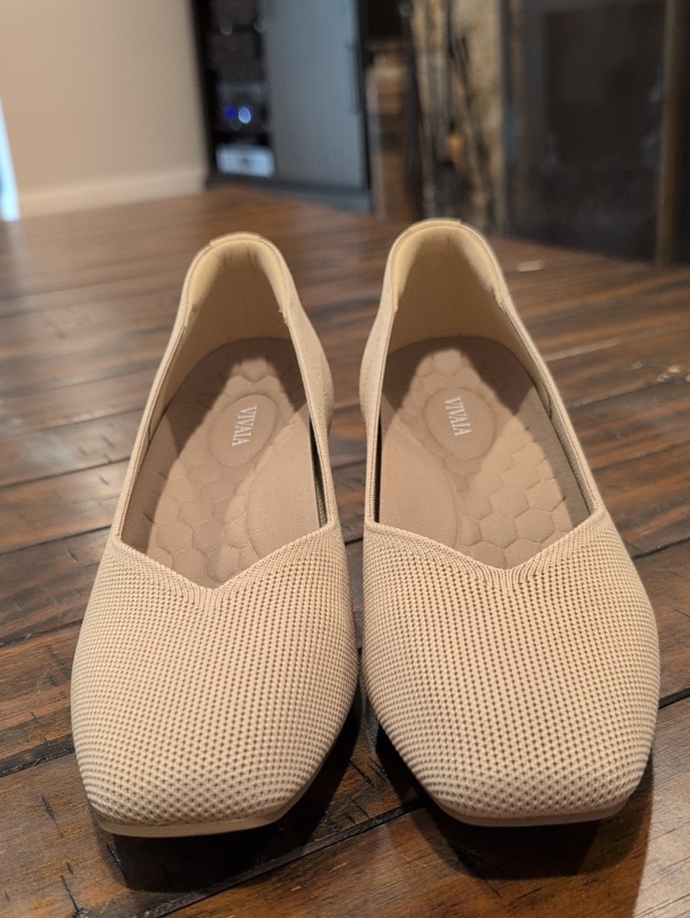 Vivaia Megan Square Toe Chunky Heel Stess Free 38 7-7.5 - Picture 5 of 13